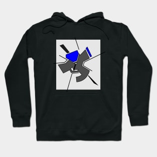 Geometrical pattern in constructivism style Hoodie